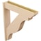 Ekena Millwork 7 1/2-in W x 36-in D x 42-in H Funston Slat Rough Cedar Woodgrain TimberThane Outlooker, Primed Tan OUTUR075X36X42FST24RCPR - alternate 4